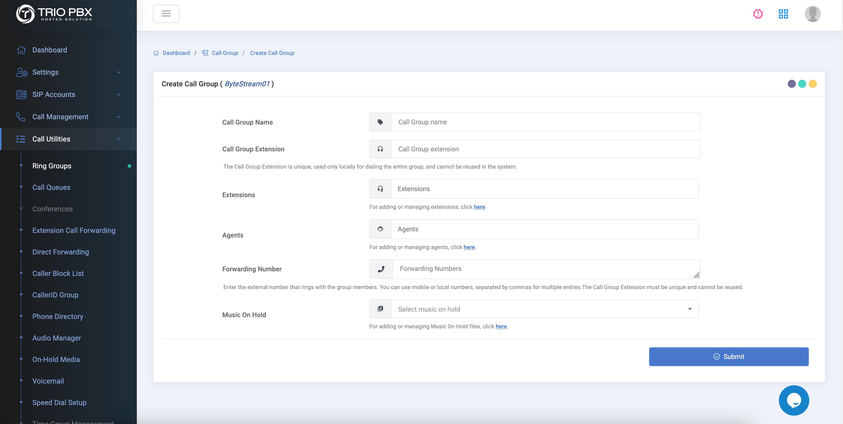 Call Group Configuration